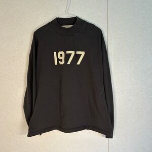 Essentials Fear Of God 1977 Long-Sleeve T-Shirt Men Small Dark Gray Streetwear
